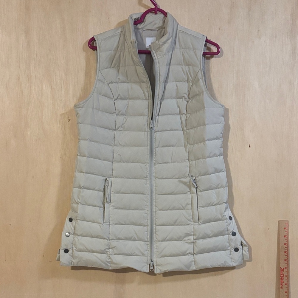 J. Jill Oversized Quilted Down Vest. Small